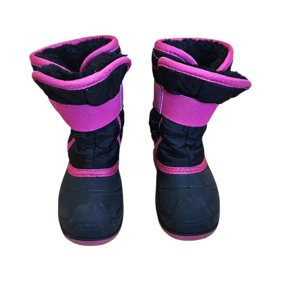Kamik Snowbug Winter Snow Boots Pink Black Toddler Girl 8 - Picture 3 of 7